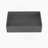 19.68'' Concrete Vessel Rectangular Modern Dark Gray With Patterns Bathroom Sink