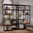 Suva Bookshelves And Bookcases 6-shelf Etagere Bookcase, Industrial Open Display Shelves Geometric Bookcase With Sturdy Metal Frame-682289968