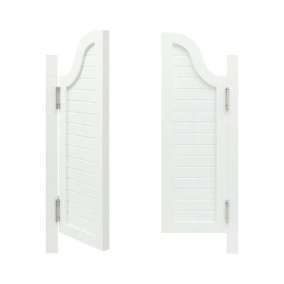Wood Partition Door for Cafe & Entryway