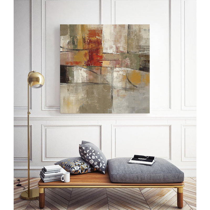 « trajectory », reproduction de peinture à l’acrylique sur toile, H 20 po x l 20 po x P 2 po