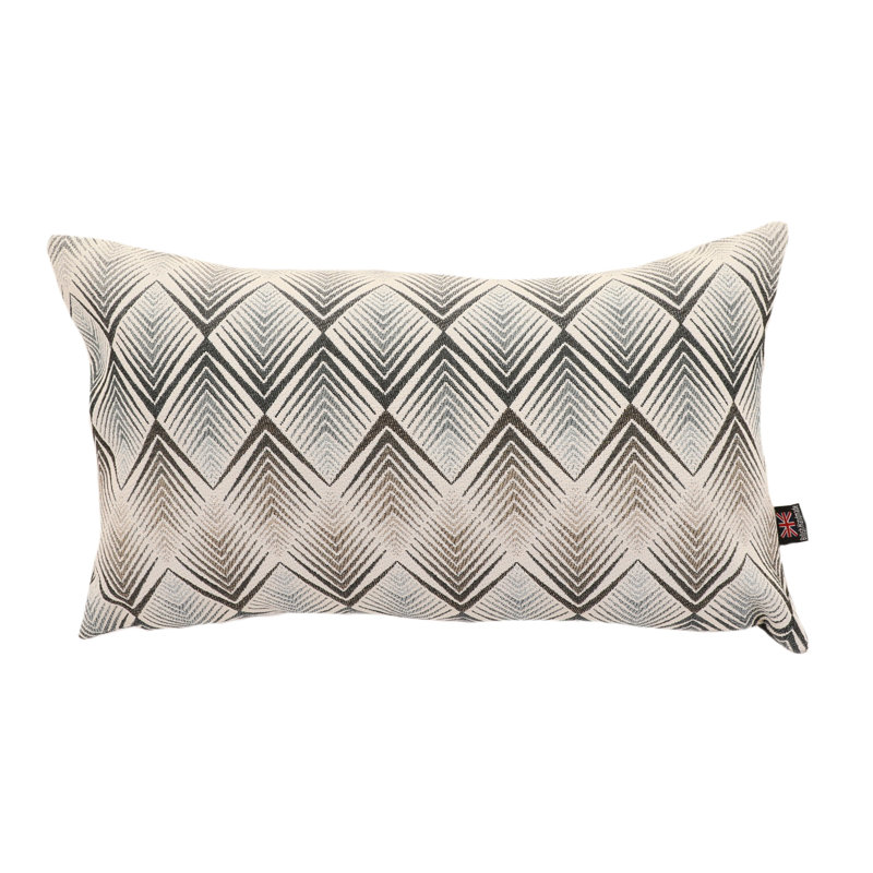 Ames Chevron Rectangular Cushion, Blue