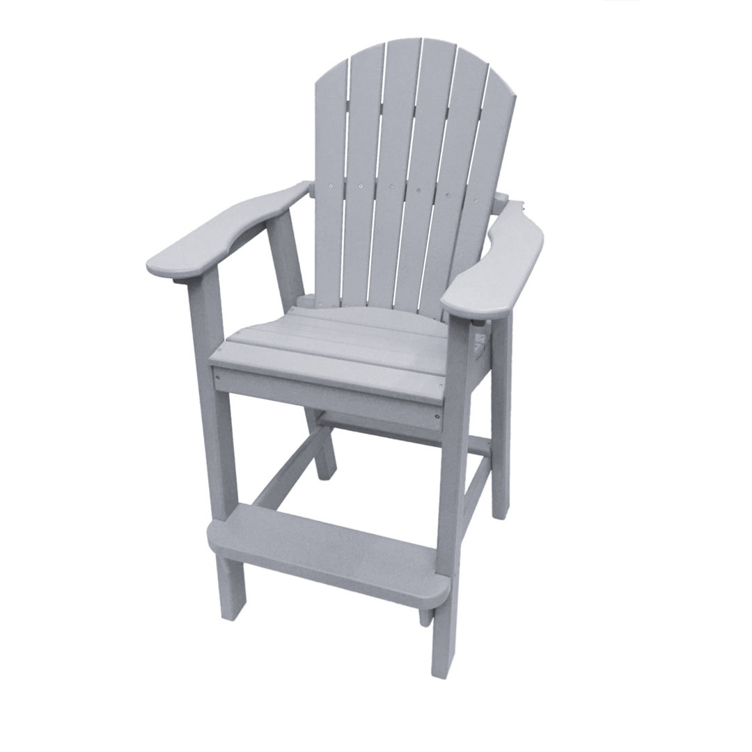 Ansel Tall Adirondack Chair, Poly Outdoor Furniture Rosecliff Heights 