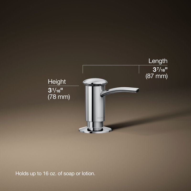Distributeur de savon rechargeable de conception contemporaine, distributeur de lotion pour salle de bain ou cuisine