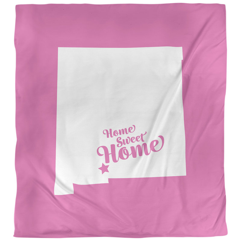 Housse de couette pour the home las cruces, Rose, Microfibre