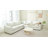 112" L-Shaped Sectional Sofa With Sloped Arm Design-Linen-1341205306