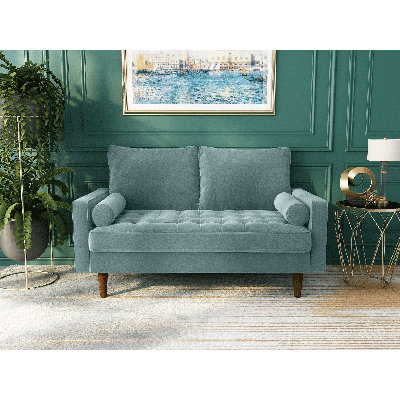 Gabrielo 58" Square Arm Sofa Loveseat