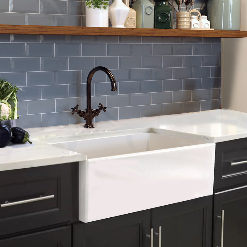 29.75'' L Farmhouse Single Basin Kitchen Sink