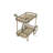 Anne Metal Bar Cart
