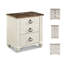 Aidsa Drawer Nightstand in Whitewash