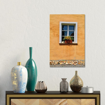 Single Window With Flower Box by Susan Vizvary - Gallery-Wrapped Canvas Giclée on Canvas