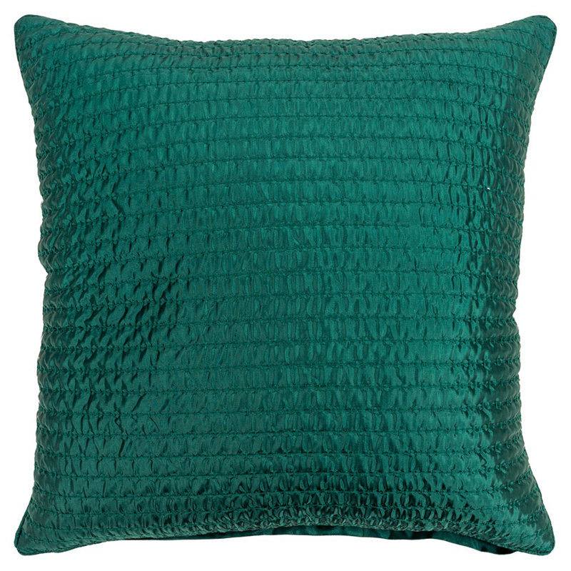 Housse et insert d'oreiller carré, Vert profond