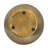 13.5X13.5X11.5" Aluminum Chisel Flower Vase, Gold-1233692275