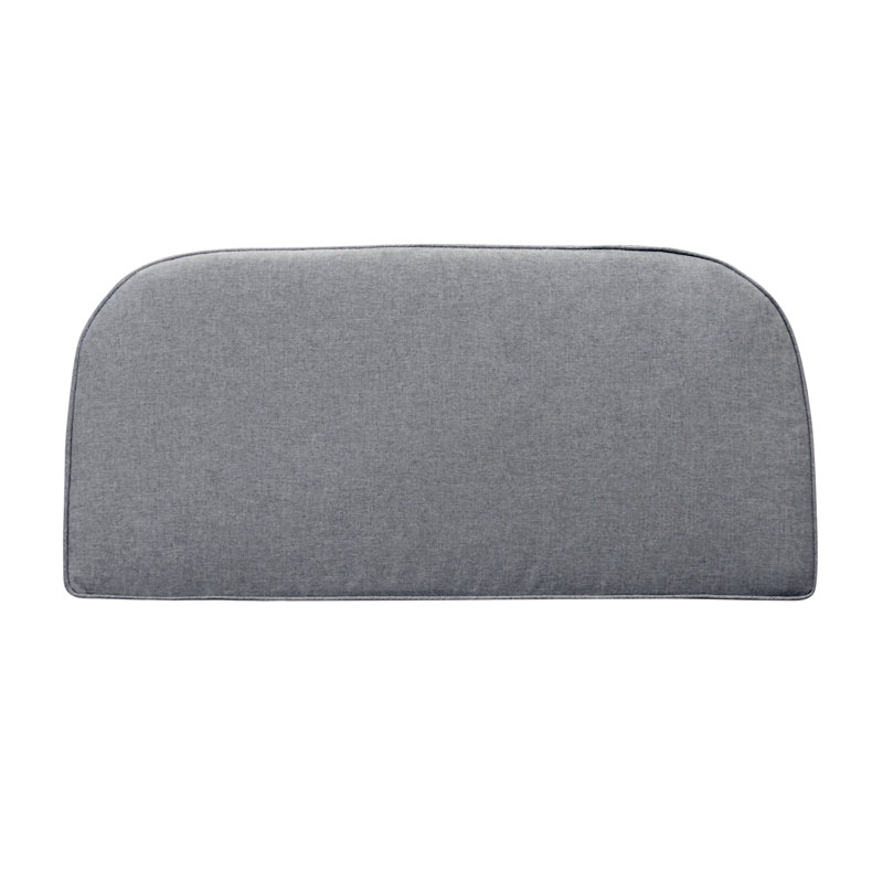 Coussin causeuse en oléfine - gris foncé, Gris foncé