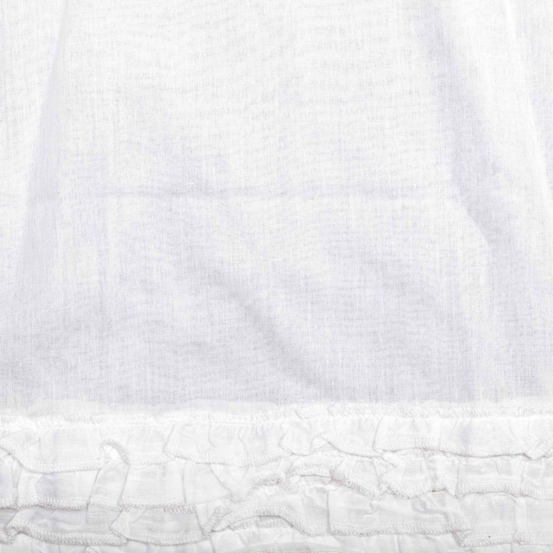 Cantonnière en coton 60 po Anelyse