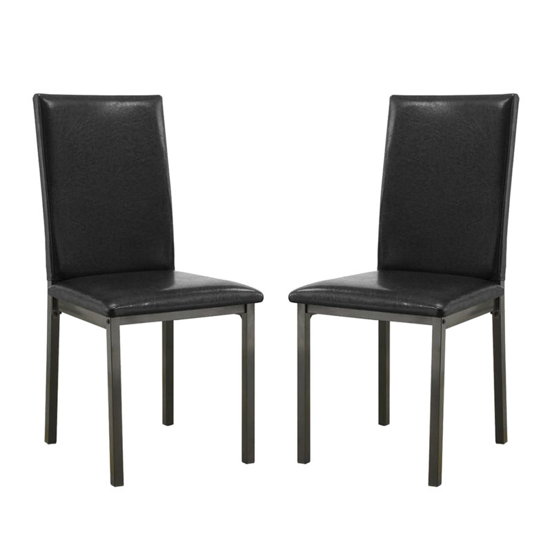 Ensemble de 2 chaises d'appoint rembourrées