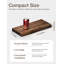 Tablettes flottantes 17 "Acacia Live Edge, tablettes flottantes en bois pour mur-216028119-58610664