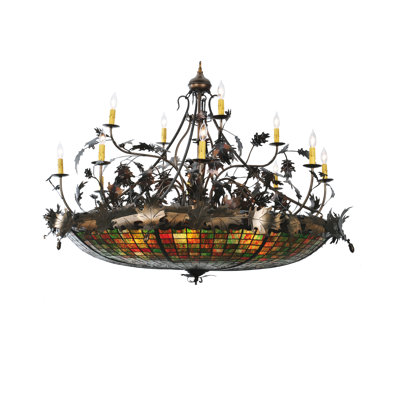 Cheyla 18 - Light Dimmable Geometric Chandelier