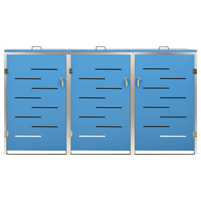 Metal Triple Bin Store