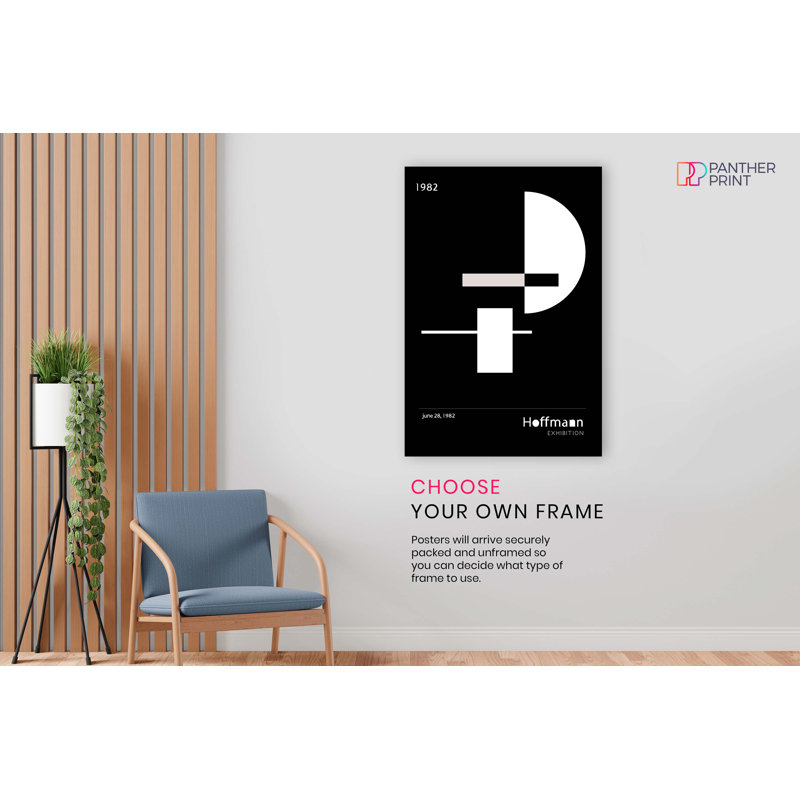 Geometric Shapes Poster - No Frame Print, 46cm H x 31cm W