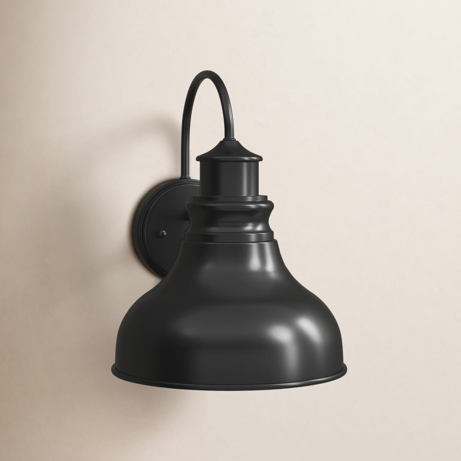 Flavin Outdoor Barn Light, 17" H x 13" W x 15" D