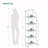 5-Tier Bookcase Bookshelf,Gold Finish Arched Glass Bookcase-467872456