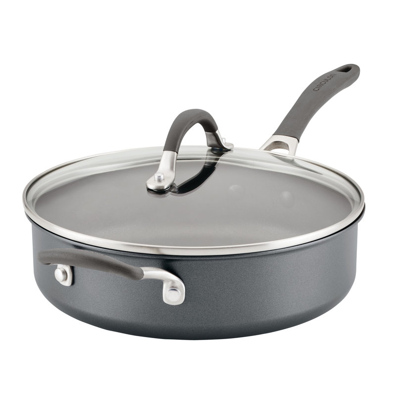 Circulon A1 Series ScratchDefense Technology Nonstick Induction Sauté Pan with Helper Handle and Lid - Thumbnail 5