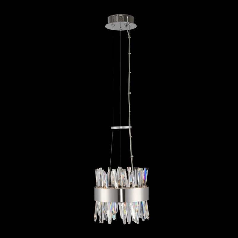 Luminaire suspendu Glacier, Noir mat