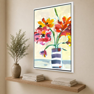 Blooming At Home by Vas Athas - Graphic Art on Canvas