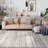 Humphrey Southwestern Light Gray/Dark Gray/Ivory Area Rug in Gray-2053025493