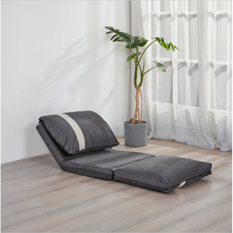 Canapé-lit pour chien moderne pour adultes et animaux de compagnie - base réglable en 6 positions, pliable en 5 secondes, base en velours côtelé pour fauteuil à billes et coussin - peu encombrant.
