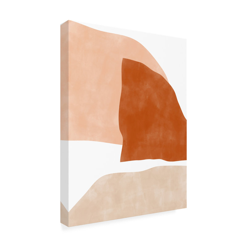 Œuvre d'art sur toile bolologia Elena Ristova Aspectratioterracotta46, H 18 po x l 24 po