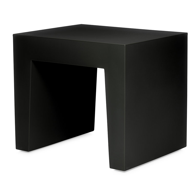 Concrete Seat, Recycled Black