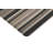 Everett Lane Brown Striped 20 in. x 36 in. Anti-Fatigue Anti-Microbial Non-Skid Kitchen Mat