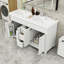 Meuble-lavabo de salle de bain avec lavabos doubles, portes et tiroirs de rangement-1553026229