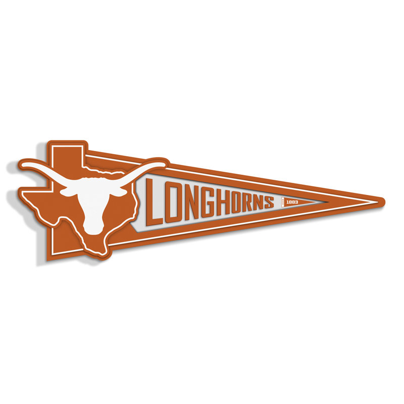 NCAA Texas Longhorns Pennant Sign