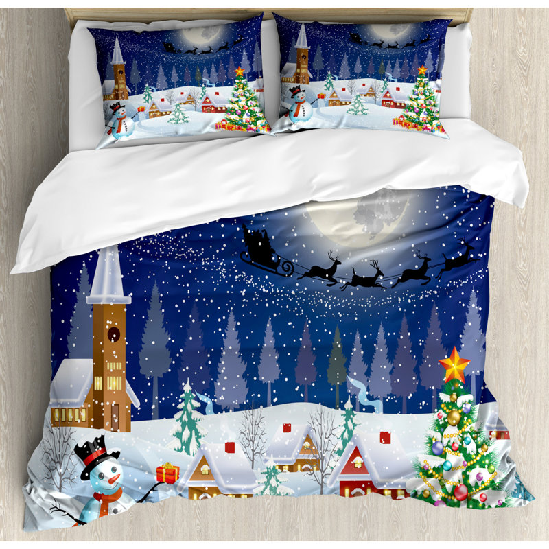 Allain 260 TC Duvet Cover Set, Double - 2 Standard Pillowcases