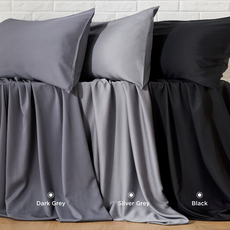 Essential Collection Cooling Rayon Derived from Bamboo Sheet Set, Twin XL Sheet Set with 1 Pillowcase, Sage Green