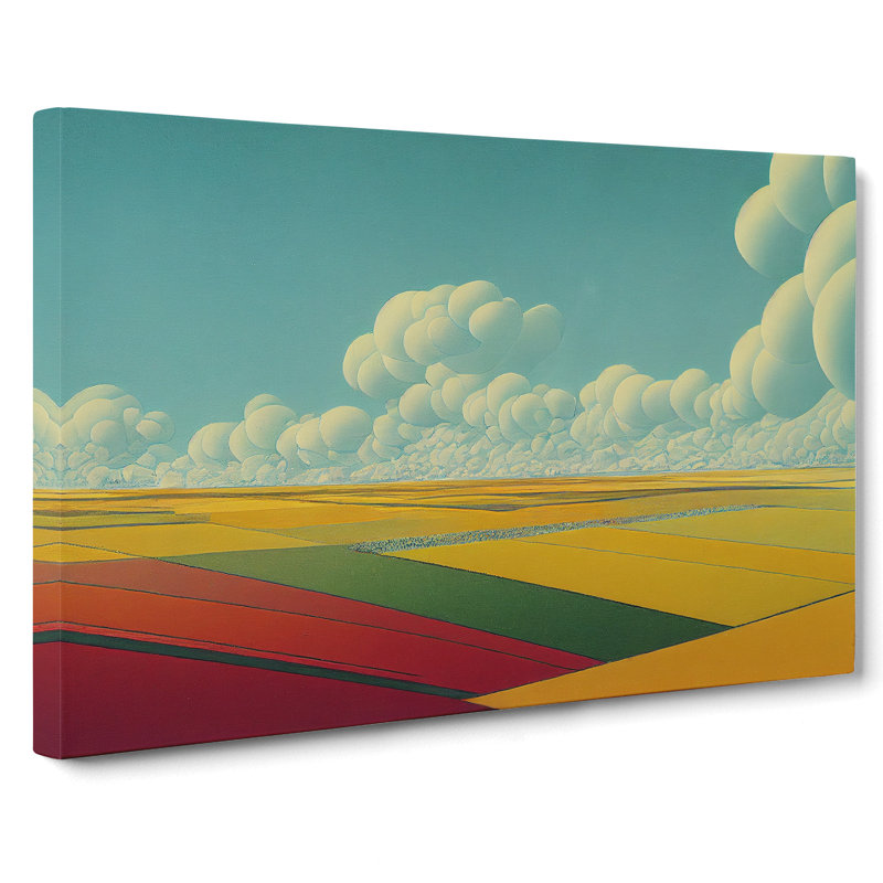 Expansive Spring Meadow - Wrapped Canvas, 50cm H x 76cm W x 3cm D