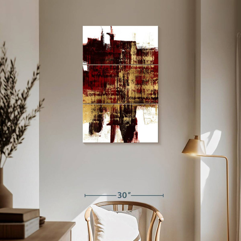 Avery Kinetic Gold On Red II