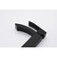 Waterfall Spout Single Handle Faucet For Bathroom Sink With Pop - Up Drain And Overflow, Matte Black Rust Stainless Steel, Beautiful Flow Overflow Sinks, Corrosion Stable Design