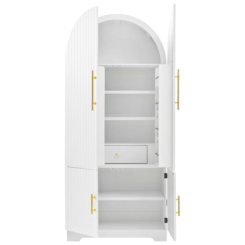 Armoire de cuisine 72 po avec 8 tablettes
