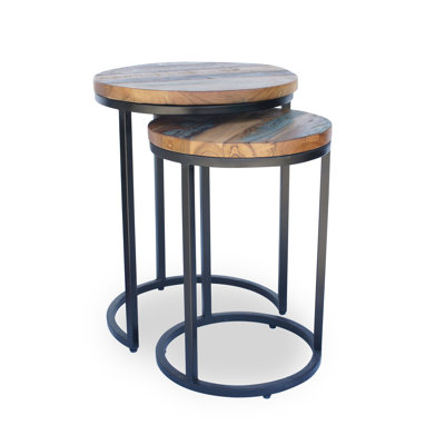 Thalia Solid Wood Nesting Tables