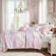 Ensemble d'édredon floral à motif cachemire-113361472