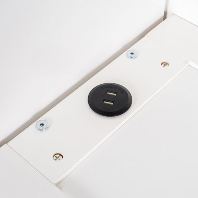 Lit escamotable, lit escamotable avec canapé, tablettes USB et lumière