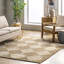 Godelinde Diamond Checkerboard Jute Natural Area Rug-1779672449
