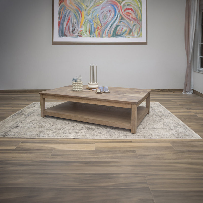 Essa Solid Wood Top Coffee Table