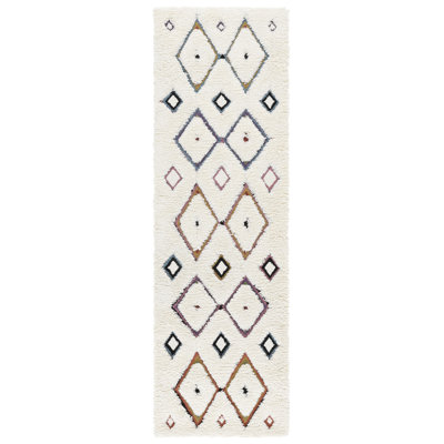 Tapis ivoire / bleu Adarrion 918