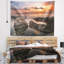 Tapisserie ruins jaune soleil over antique beach-28509797