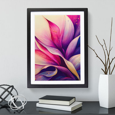Abstract Flower No.1 - Single Picture Frame Print