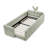 Twin Size Upholstered Platform Bed-1476397582